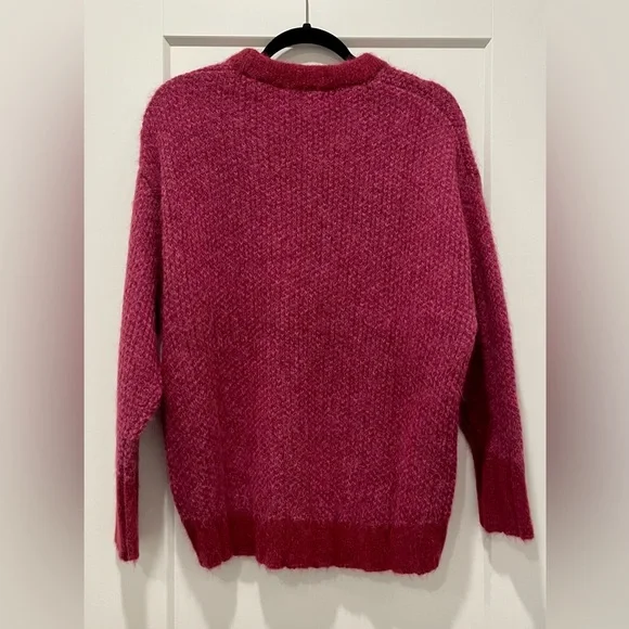 NWT Banana Republic Petite Small Andi Oversized Alpaca Wool Sweater - Picture 2 of 3